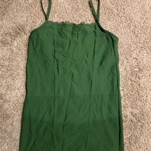 Green Lacy Tank